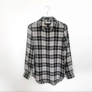 Equipment Reese Plaid Silk Shirt